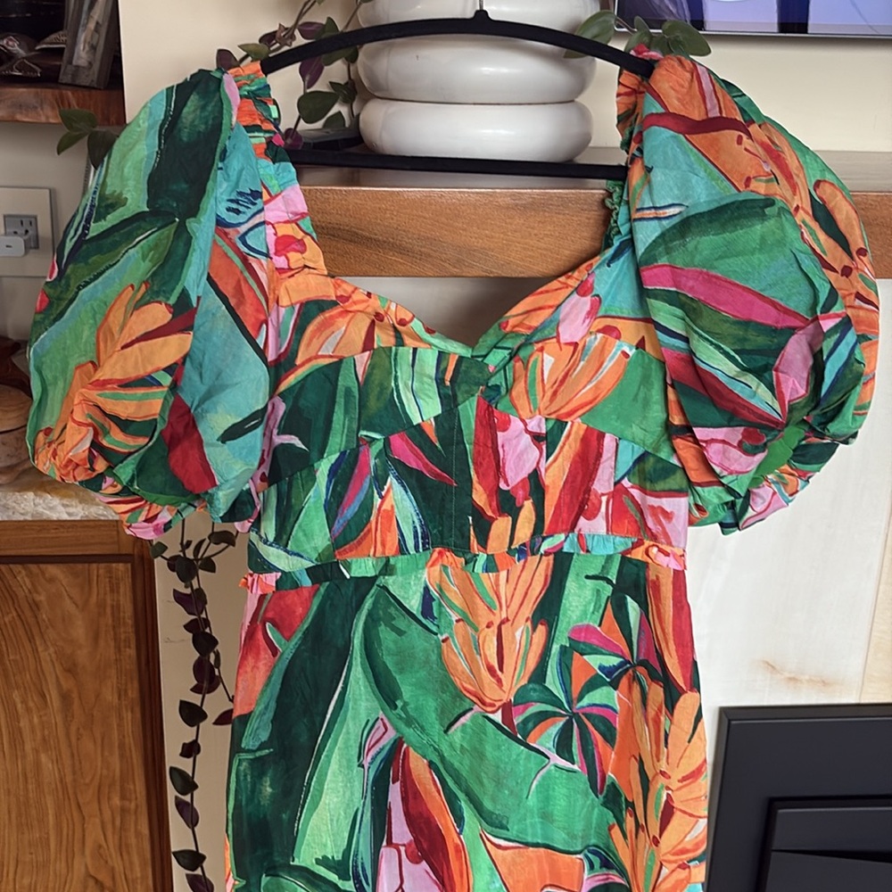 Farm Rio Banana Foliage Dress - Picture 5 of 7